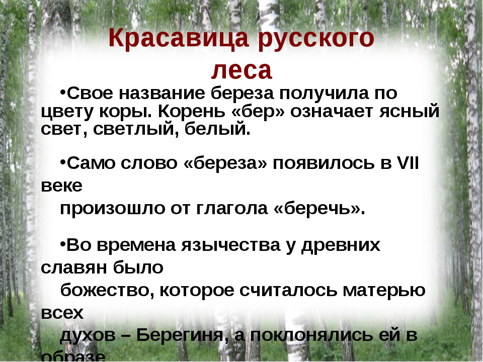 Русское слово лесной