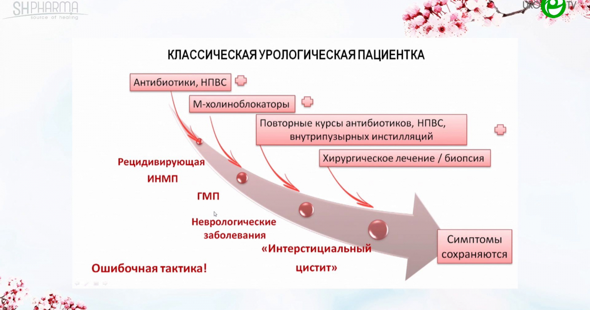 Цистит презентация урология