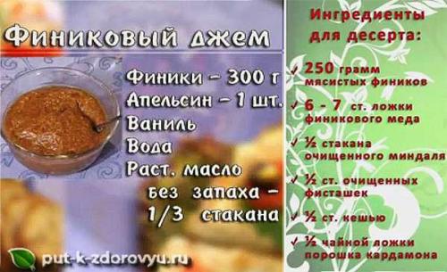 Варенье из фиников с лимоном. Описание приготовления: 06