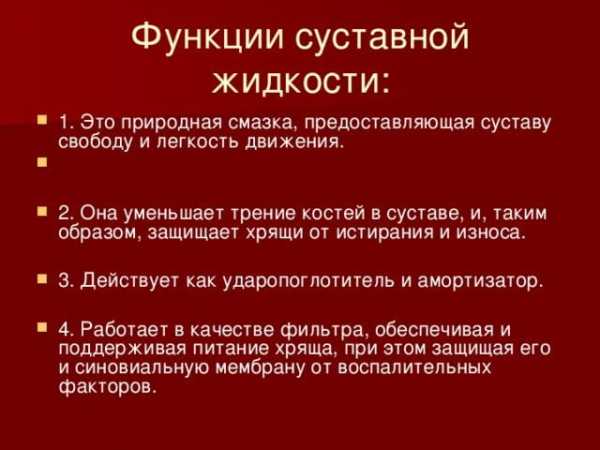 Суставная жидкость фото